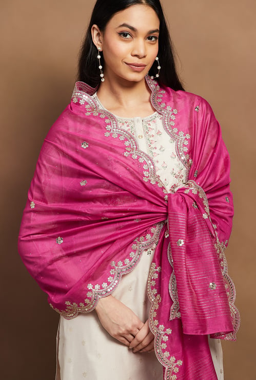 MELANGE Sequinned Dupatta