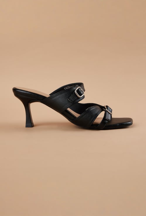CODE Spool Heels with Buckle Straps