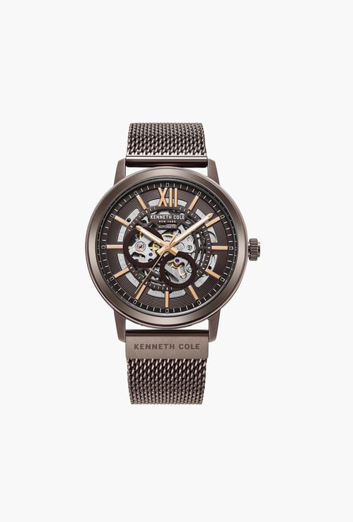 KENNETH COLE Skeleton Automatic Watch - NTKCWGY0064202MN