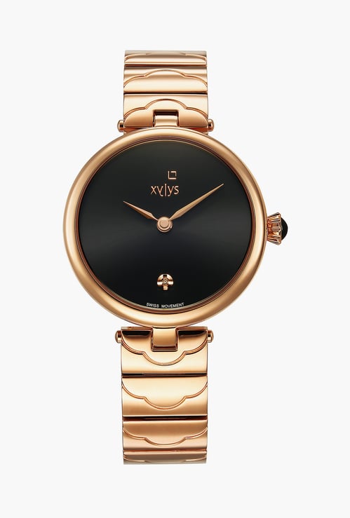 XYLYS Sparkle Diamond Accent Analog Watch - NT45023WM02E