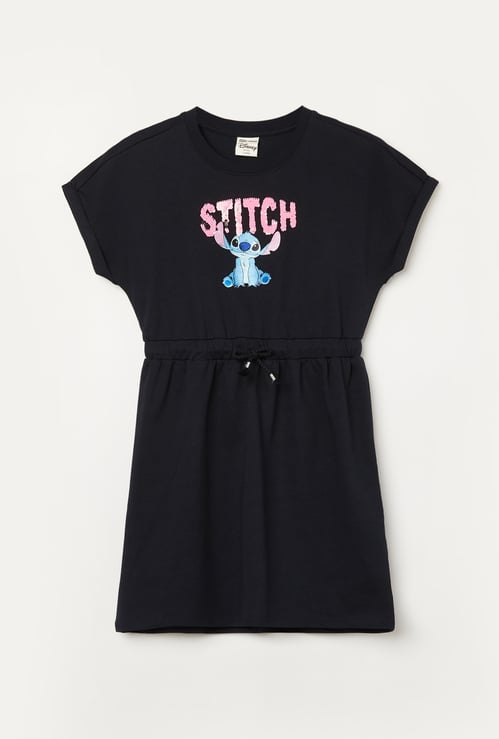 FAME FOREVER Girls Stitch Print A-line Dress