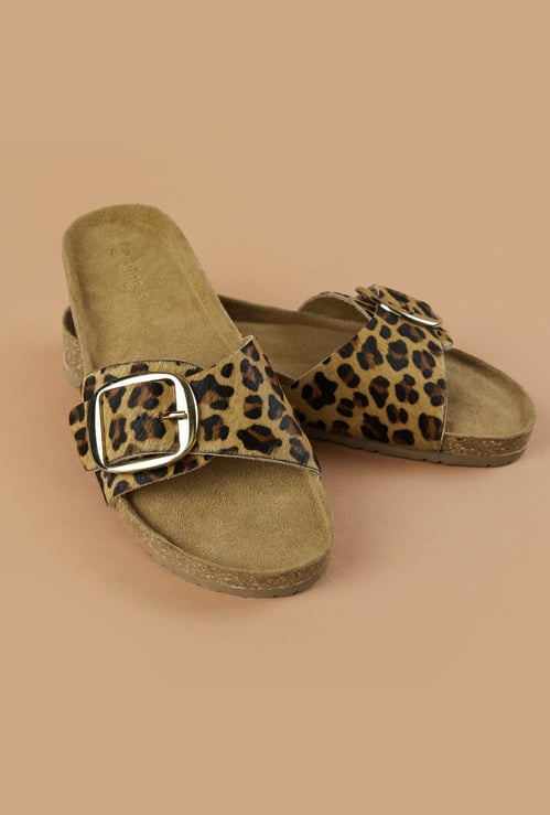 GINGER Animal Print Flats