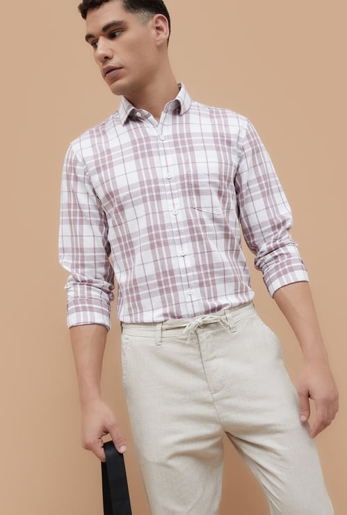 CODE Checked Regular Fit Shirt