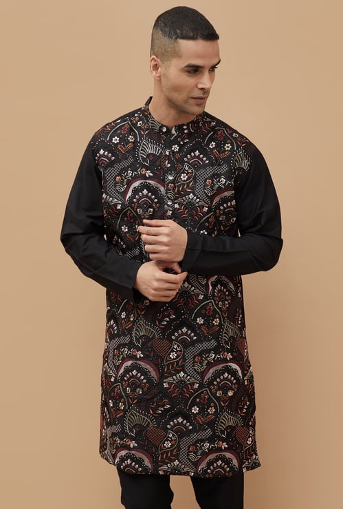 MELANGE Embroidered Straight Kurta