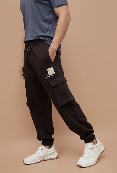 KAPPA Solid Relaxed Fit Joggers