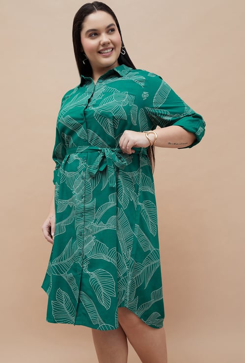 NEXUS Printed Shirt Dress