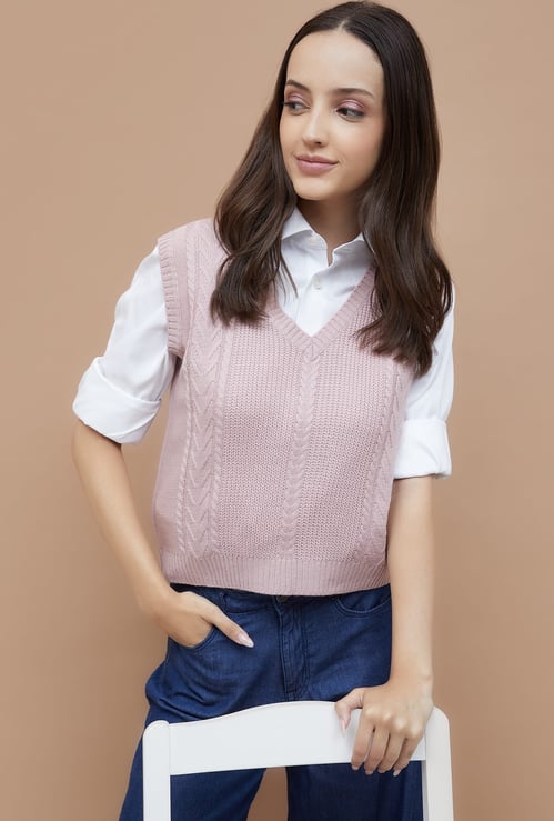 FAME FOREVER Knitted Vest
