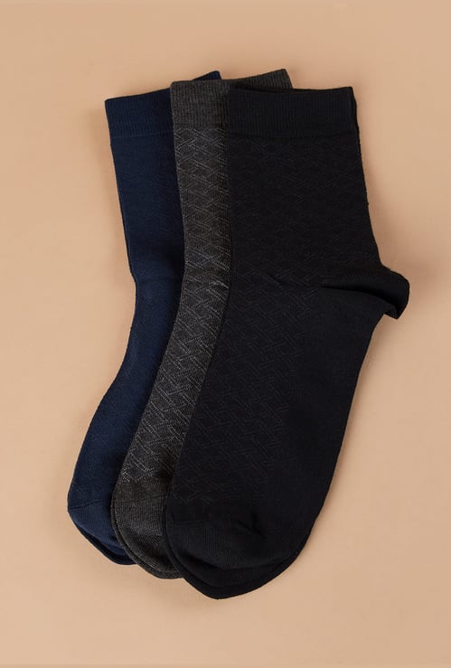 CODE Assorted Micro Crew Length Socks - Pack of 3