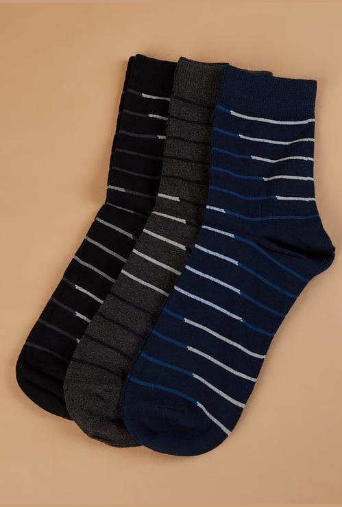 CODE Knitted Crew Socks - Pack of 3
