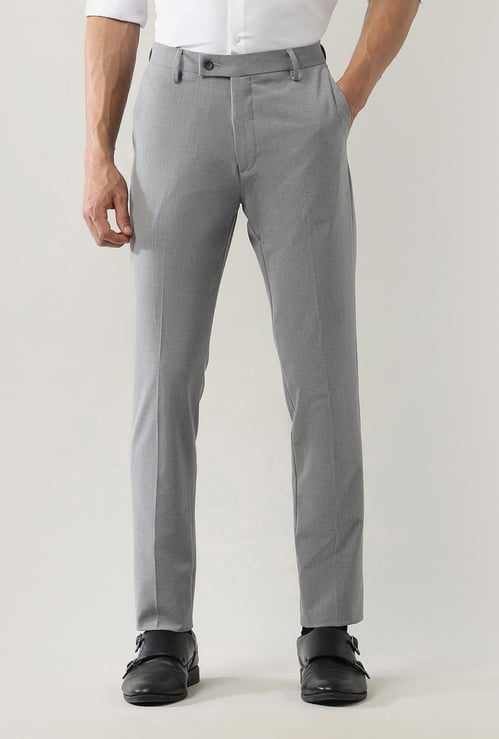 ARROW Solid Super Slim Formal Trousers