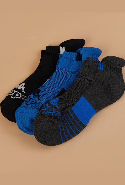 KAPPA Patterned Ankle Length Socks - Pack of 3