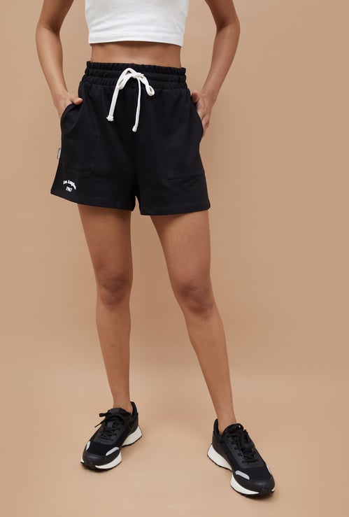 KAPPA Solid Elasticated Sports Shorts