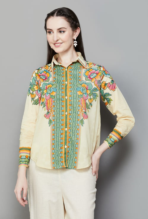 BIBA Floral Print Shirt