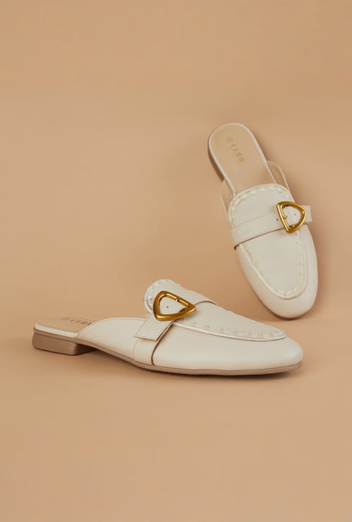 CODE Embroidered Mules