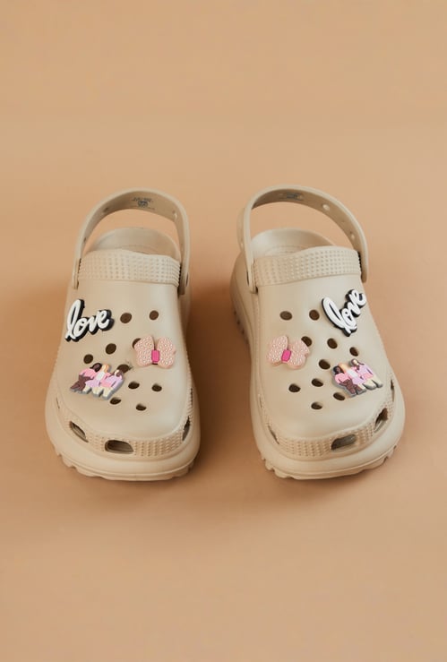 GINGER Jibbitz Charms Platform Clogs