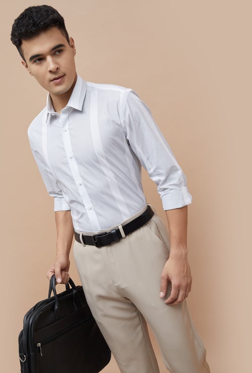 CODE Striped Slim Fit Formal Shirt