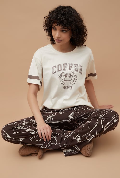 GINGER Printed Night Suit