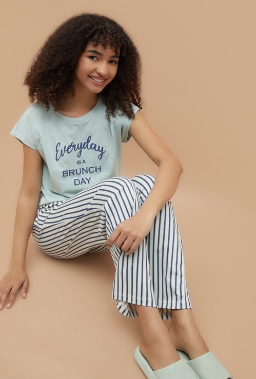 GINGER Printed Night Suit