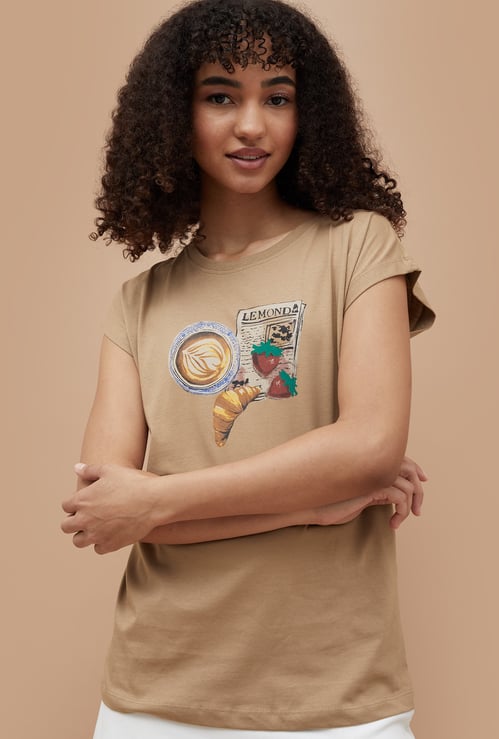 GINGER Graphic Print Lounge T-shirt