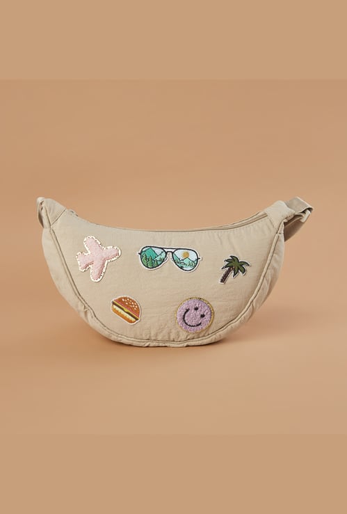 FAME FOREVER Applique Waist Bag