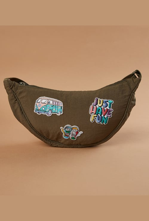 FAME FOREVER Applique Waist Bag