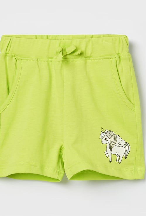 JUNIORS Girls Printed Shorts