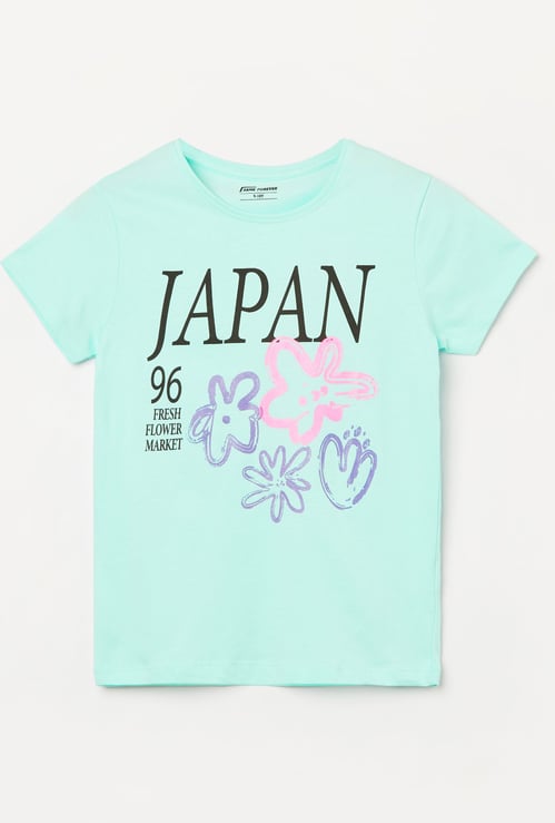FAME FOREVER Girls Graphic Print T-shirt