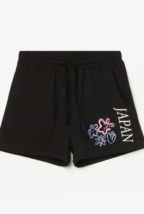 FAME FOREVER Printed Shorts