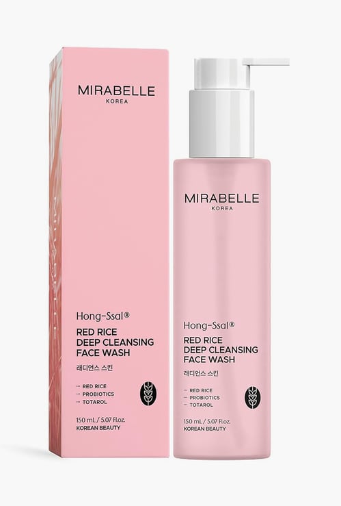 MIRABELLE Korea Red Rice Deep Cleansing Face Wash - 150ml