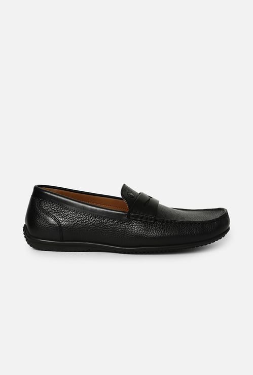 LOUIS PHILIPPE Embossed Loafers