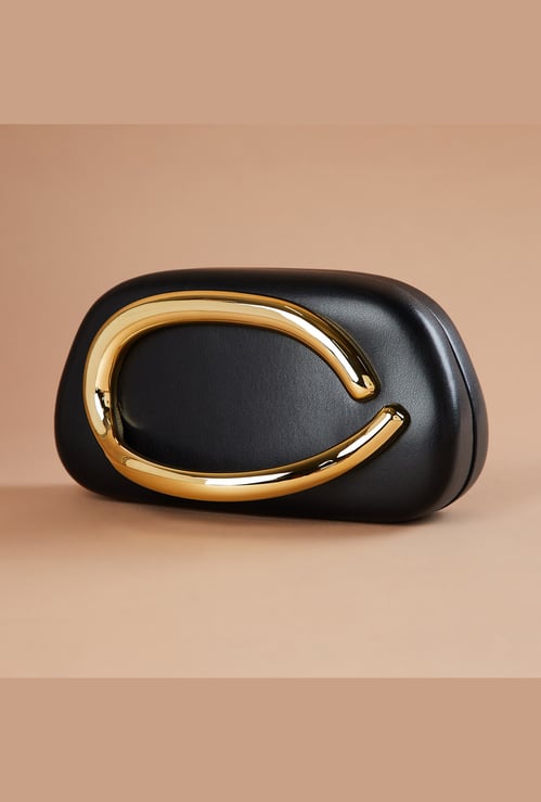 CODE Box Clutch with Strap