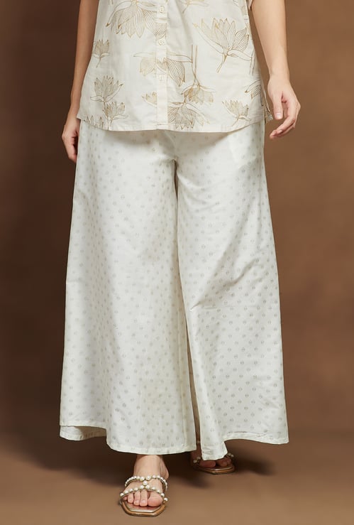 MELANGE Printed Palazzos