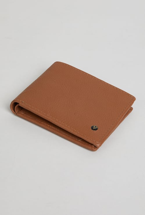 VAN HEUSEN Solid Bi-Fold Leather Wallet