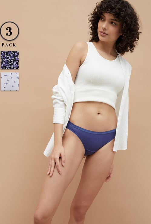 GINGER Assorted Bikini Panties - Pack of 3