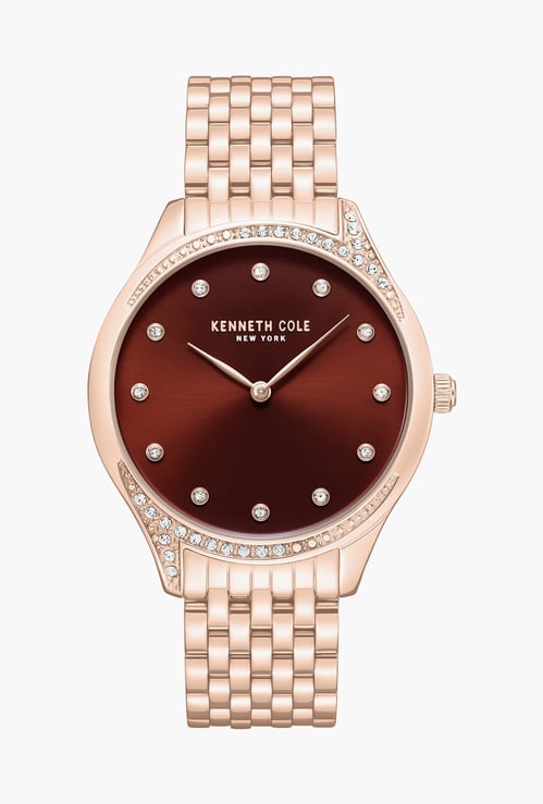 KENNETH COLE Embellished Analog Watch - KCWLG0068203LD