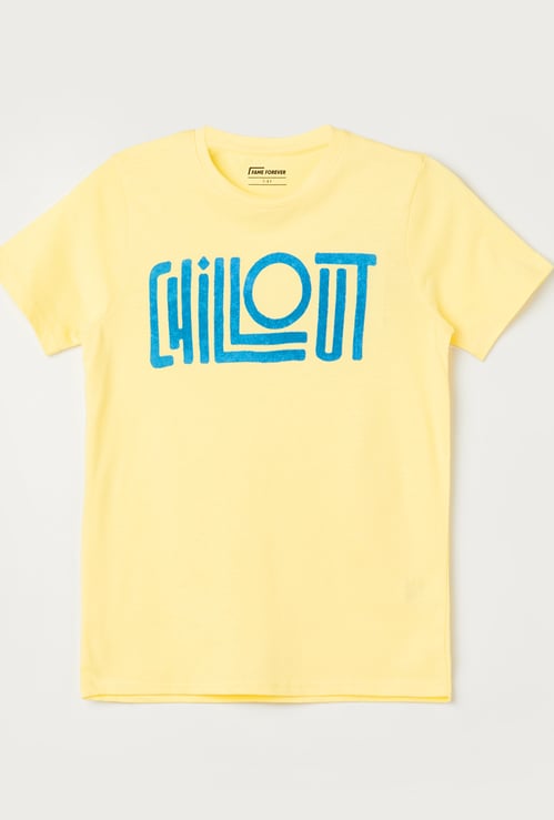FAME FOREVER Boys Printed T-shirt