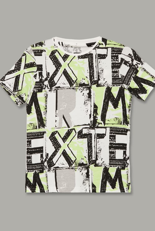 FAME FOREVER Boys Graphic Print T-shirt