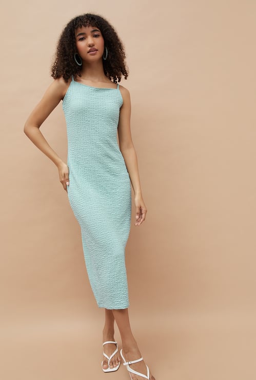GINGER Textured Sheath Dress