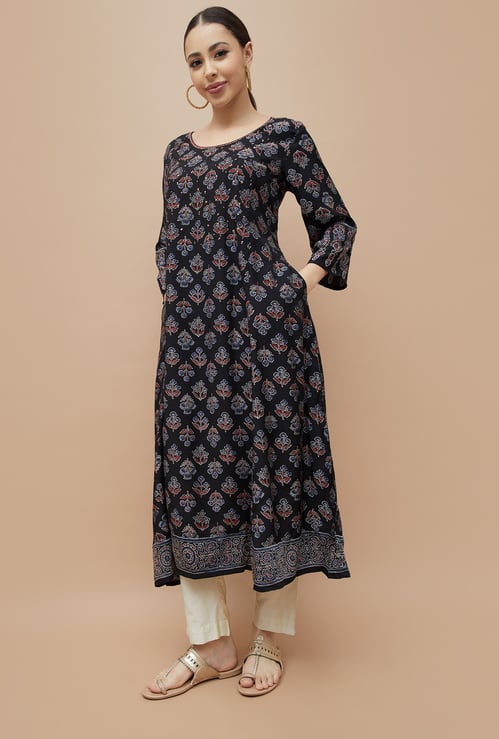 MELANGE Ethnic Motif A-line Kurta