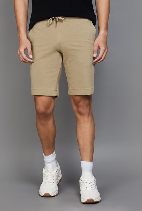 FAHRENHEIT Textured Shorts