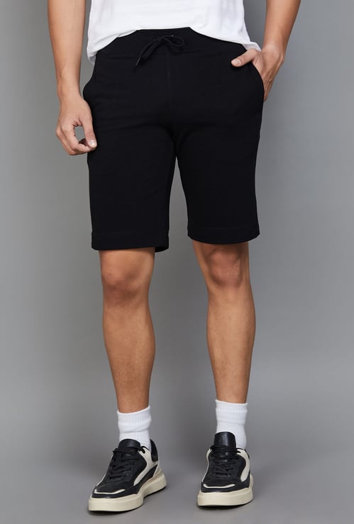 FAHRENHEIT Textured Shorts