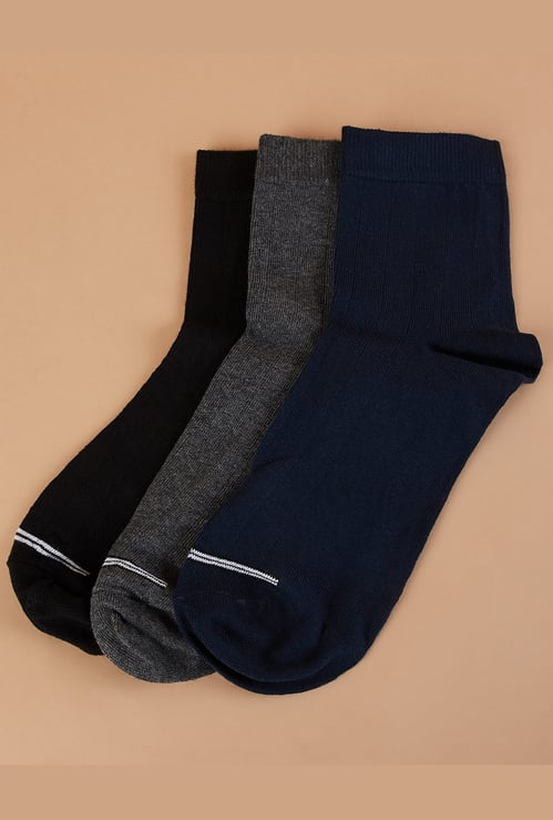 CODE Knitted Ankle Socks - Pack of 3