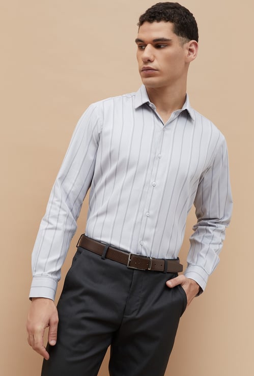 CODE Striped Regular Fit Formal Shirt