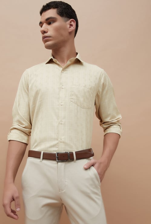 CODE Checked Slim Fit Formal Shirt