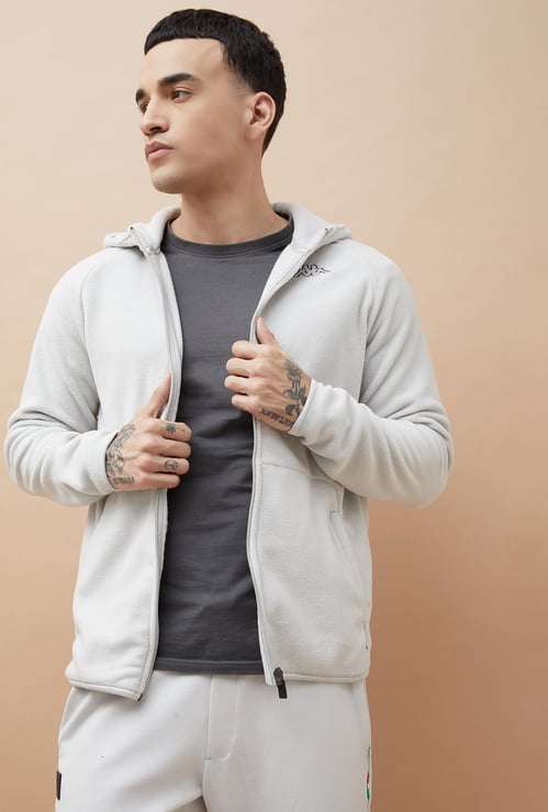 KAPPA Textured Active Hooded Sweatshirt