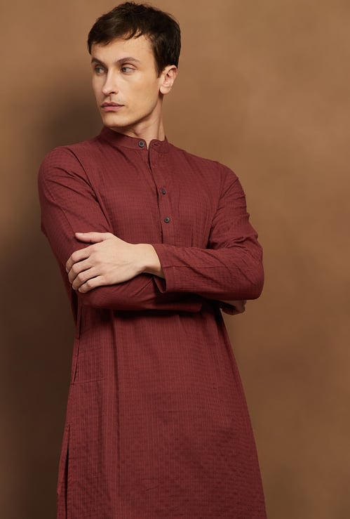 MELANGE Woven Straight Kurta
