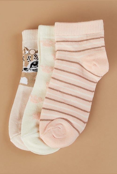 FAME FOREVER Knitted Socks - Pack of 3