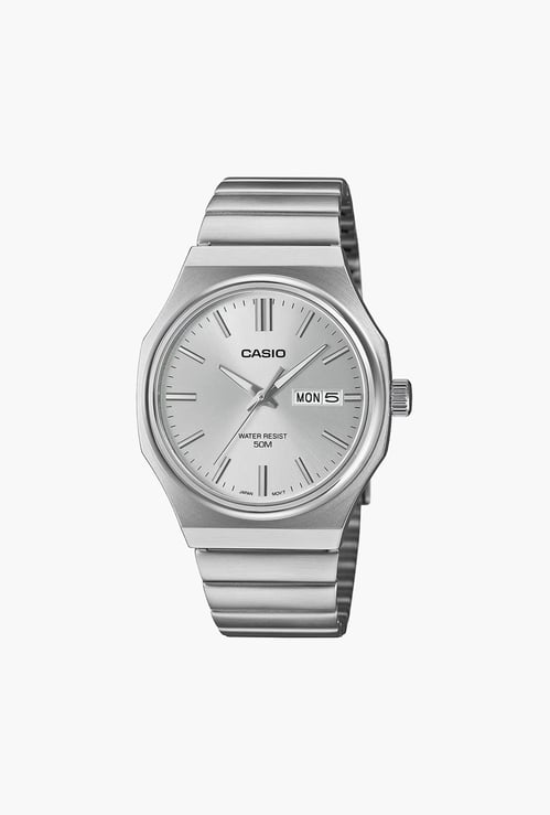 CASIO Enticer Analog Watch with Stainless Steel Strap - A2417