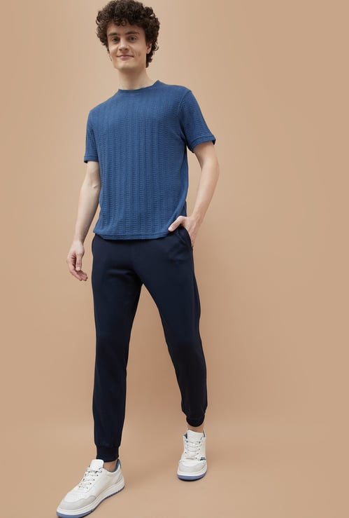 FAME FOREVER Solid Slim Fit Joggers