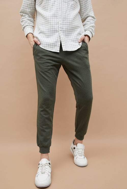 FAME FOREVER Solid Slim Fit Joggers